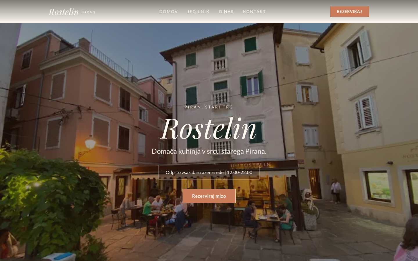 Rostelin Piran website screenshot