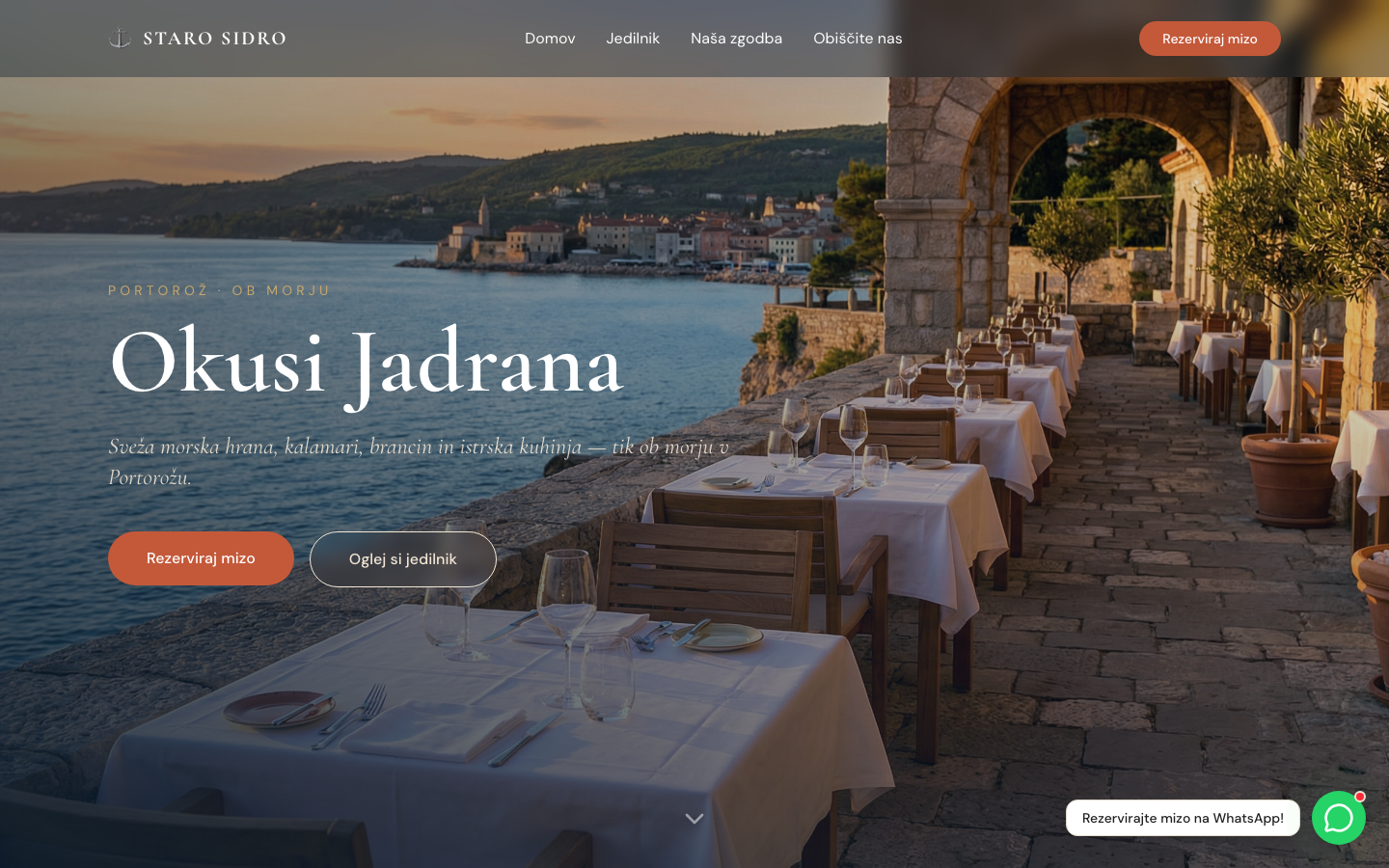 Staro Sidro website screenshot